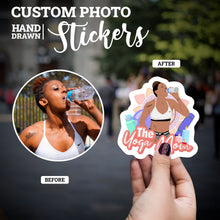 Load image into Gallery viewer, Create your own Custom Stickers for Personalized Yoga Mom
