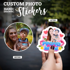 Create your own Custom Stickers for Proud Single Mom