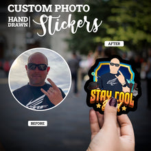 Load image into Gallery viewer, Create your own Custom Stickers for Stay Cool Dad

