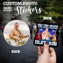 Load image into Gallery viewer, Create your own Custom Stickers for You Can Never Have to Many Guitars
