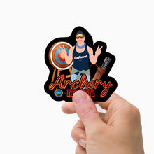 Load image into Gallery viewer, Custom Archery Mom Stickers Personalized
