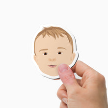 Load image into Gallery viewer, Custom Baby Face Magnets
