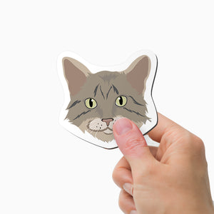 Custom Cat Face Magnets
