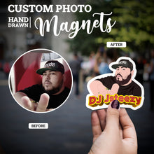 Load image into Gallery viewer, Custom DJ Decals and DJ Magnets
