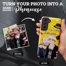 Load image into Gallery viewer, Custom Design Life Father Like Son Phone Cases
