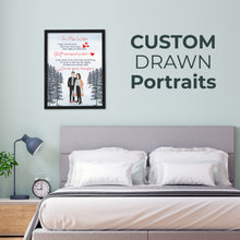 Load image into Gallery viewer, Custom Drawings From Photos To My Wife Frame Personalized
