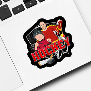 Custom Hockey Dad  Sticker designs customize for a personal touch