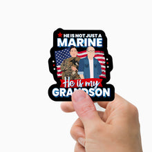 Load image into Gallery viewer, Custom Marine Grandson Stickers Personalized
