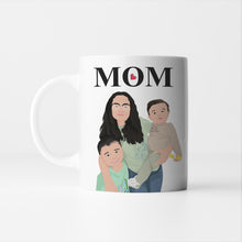 Load image into Gallery viewer, Custom Mom Mug Stickers Personalized
