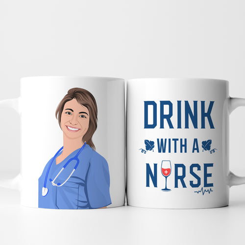 Custom Nurse Mug Stickers Personalized