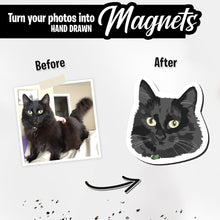 Load image into Gallery viewer, Cat Face Magnets
