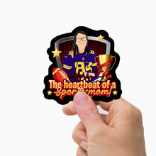 Load image into Gallery viewer, Custom Sports Mom Stickers Personalized
