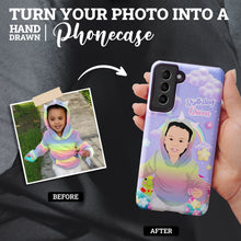 Load image into Gallery viewer, Custom hand drawn personalized phone case Birthday Queen
