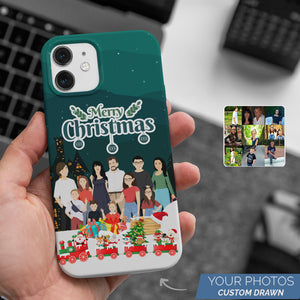 Custom phone case personalized for Christmas