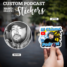 Load image into Gallery viewer, Custom Podcast Stickers
