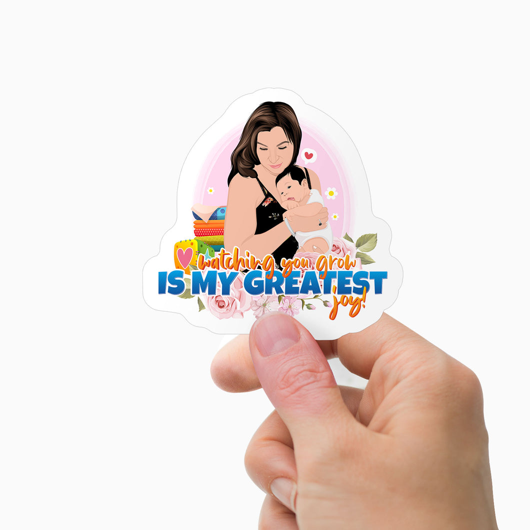 Custom Mom and Baby Stickers Personalized