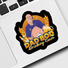 Load image into Gallery viewer, Dad Bod Drinking Team Sticker designs customize for a personal touch
