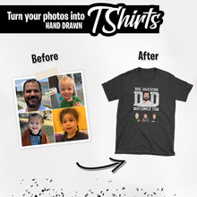 Load image into Gallery viewer, Dad Shirt Sticker designs customize for a personal touch
