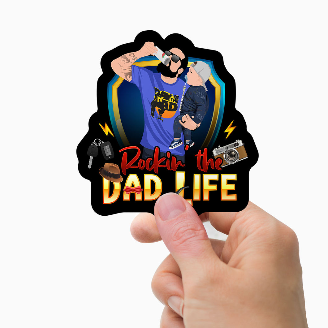 Dad life  Stickers Personalized