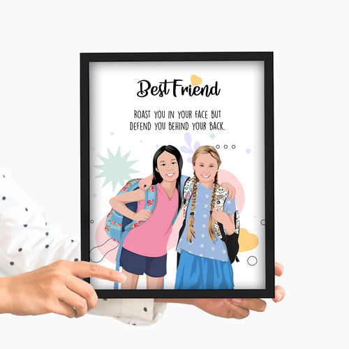 Defend Your Best Friend Photo Frame Personalized