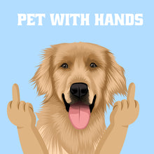 Load image into Gallery viewer, Custom Pet with Hands - Digital | Hand Drawn Art
