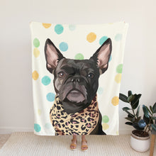 Load image into Gallery viewer, Custom Pet Blanket - Photo Drawing
