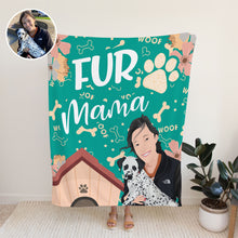 Load image into Gallery viewer, Dog Mom Blanket Sticker designs customize for a personal touch
