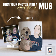 Load image into Gallery viewer, Dog Mom Mug Sticker designs customize for a personal touch
