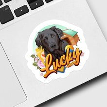 Load image into Gallery viewer, Dog Name Sticker designs customize for a personal touch
