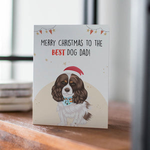 Dog Xmas Card Sticker designs customize for a personal touch
