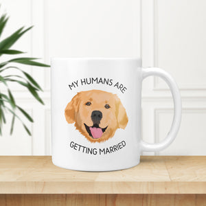 Custom Dog Getting Wedding Mug