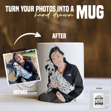 Load image into Gallery viewer, Dogs Mug Sticker designs customize for a personal touch
