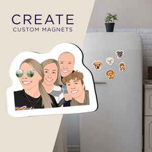 Custom Family Fridge Magnets