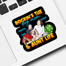 Load image into Gallery viewer, Family Dog Mom Sticker designs customize for a personal touch
