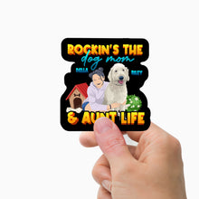 Load image into Gallery viewer, Family Dog Mom Stickers Personalized
