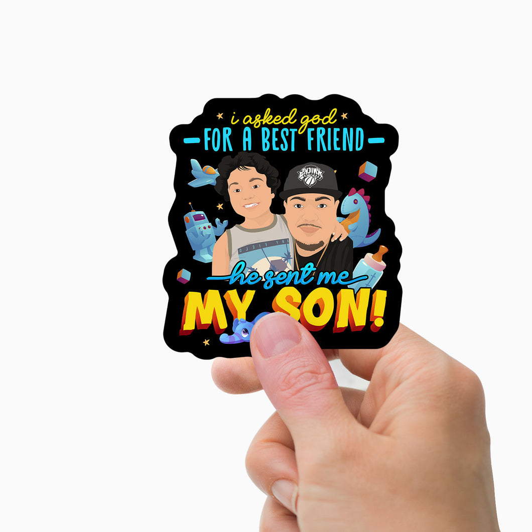 Father and Son Stickers Personalized