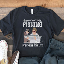 Load image into Gallery viewer, Fishing Shirt Stickers Personalized
