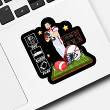 Load image into Gallery viewer, Football Sticker designs customize for a personal touch
