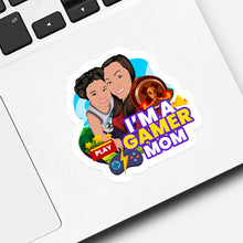 Load image into Gallery viewer, Gamer Mom Sticker designs customize for a personal touch
