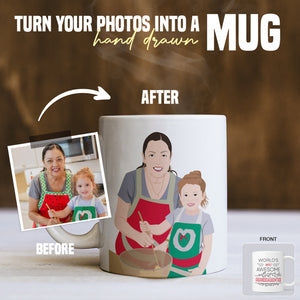 Granddaughter Mug Customized Ceramic Water Cup Coffee