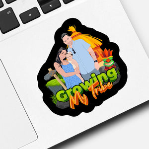 Growing My Tribe Mom Sticker designs customize for a personal touch