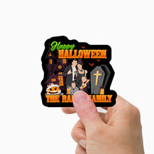Load image into Gallery viewer, Halloween Family Sticker Stickers Personalized
