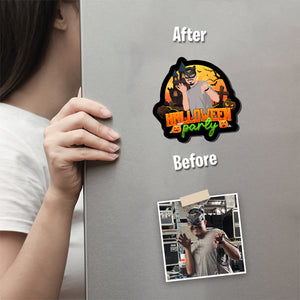 Halloween Party Magnet designs customize for a personal touch