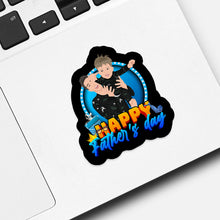 Load image into Gallery viewer, Happy Fathers Day Sticker designs customize for a personal touch
