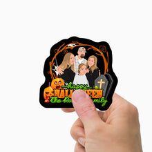 Load image into Gallery viewer, Happy Halloween Family Stickers Personalized
