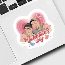 Load image into Gallery viewer, Happy Valentines Day Sticker designs customize for a personal touch
