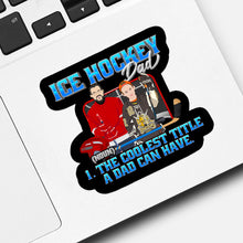 Load image into Gallery viewer, Hockey Dad Sticker designs customize for a personal touch
