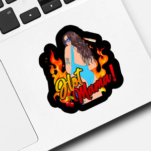 Hot Mama Sticker designs customize for a personal touch