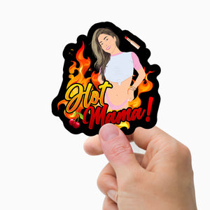 Hot Mama Stickers Personalized