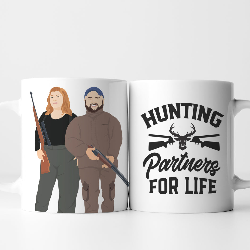 Hunting Mug Stickers Personalized